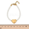 Plastic Imitation Pearl Beads Bracelets for Women BJEW-M056-10G-05-4