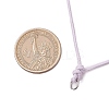 5Pcs 5 Colors Adjustable Waxed Polyester Cord Necklace Making AJEW-JB01309-01-3