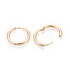 304 Stainless Steel Hoop Earrings X-EJEW-T048-24C-G-3