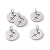 Non-Tarnish 304 Stainless Steel Charms STAS-Q201-T445-9S-1
