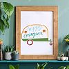 Large Plastic Reusable Drawing Painting Stencils Templates DIY-WH0202-113-5