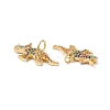 Rack Plating Brass Micro Pave Colorful Cubic Zirconia Pendants ZIRC-C040-48C-G-3