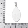 304 Stainless Steel Pendants STAS-S162-09GP-3