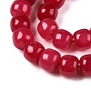 Dyed Natural White Jade Beads Strands G-T138-S14-3