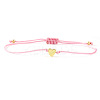 Valentine's Adjustable Braided Polyester Cord Bracelets GM2838-4-1