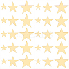 4Bags Acrylic Star Stickers DIY-GF0012-46A-1