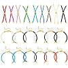 12Pcs 3 Colors Nylon Cords Bracelet Makings Fit for Connector Charms AJEW-YW0001-40A-1