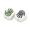 Handmade Porcelain Beads PORC-D025-02-2