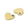Ion Plating(IP) 201 Stainless Steel Charms STAS-H191-01A-G-2