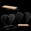 Clear Acrylic Earring Jewelry Display Stands LS-PW-WG38568-05-1
