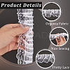 10M Polyester Pleated Lace Trim OCOR-CY0002-17B-5