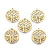 Ion Plating(IP) 201 Stainless Steel Pendant STAS-B027-10G-2