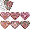 6Pcs Bookmark DIY Diamond Painting Kit PW-WG58342-01-1
