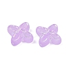 Frosted Transparent Acrylic Beads X1-OACR-P029-09B-04-2