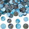 140Pcs Dyed Natural Akoya Shell Pendants BSHE-BBC0001-07D-1