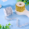 20 Yards 2 Colors Plastic Shiny Tinsel Hanging Garland AJEW-TA0002-16-7
