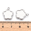 304 Stainless Steel Pendant Cabochon Settings LS-STAS-T065-88P-3