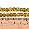 Baking Paint Transparent Glass Beads X1-DGLA-A035-T6mm-A05-5