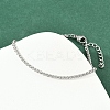304 Stainless Steel Wheat Chain Bracelets for Unisex BJEW-K282-01A-P-2