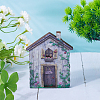 Wood Fairy Door for Garden Yard Tree Decoration AJEW-WH20002-58A-4
