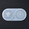 Meditation Yoga Pendants Cup Mat Silicone Molds DIY-B056-02A-5