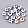 Opaque Resin European Beads RPDL-T004-01M-2