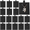 24Pcs PU Leather & Sponge Jewelry Pendant Nceklace Display Cards NDIS-SP0001-03B-01-1