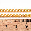Baking Paint Pearlized Glass Pearl Bead Strands HY-N002-3mm-A08-5