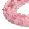 Natural Madagascar Rose Quartz Beads Strands G-B088-C09-04-4