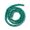 Faceted(32 Facets) Glass Beads Strands EGLA-J042-36B-11-2