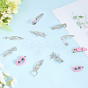 11pcs Iron Snap Hair Clips PHAR-CP0001-26-7