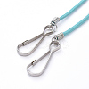 Polyester & Spandex Cord Ropes Eyeglasses Chains AJEW-EH00057-01-2