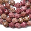 Natural Rhodonite Beads Strands G-Z119-A14-02-5