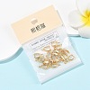 SHEGRACE Brass Ice Pick Pinch Bail XGR0038G-80G-6