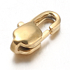 Ion Plating(IP) 304 Stainless Steel Lobster Claw Clasps X-STAS-F094-05B-G-1