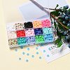150G 15 Colors Handmade Polymer Clay Beads CLAY-JP0001-12-8mm-6