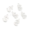 Non-Tarnish 201 Stainless Steel Charms X-STAS-C021-06P-S-1