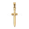 304 Stainless Steel Pendants STAS-F336-08G-1