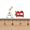 26Pcs 304 Stainless Steel Enamel Pendants STAS-L298-02G-3