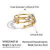 304 Stainless Steel Sliding Bead Finger Rings LS-OK3512-2-2