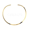 Vacuum Plating 202 Stainless Steel Wire Choker Necklace NJEW-H011-07G-1