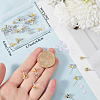30Pcs Clear Cubic Zirconia Stud Earring Findings EJEW-BBC0002-07C-3