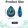 50Pcs Resin Cabochons CRES-GF0001-07A-2