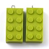 Opaque Acrylic Pendants MACR-B0001-02B-1
