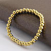 6MM Adjustable 304 Stainless Steel Round Beaded Stretch Bracelets for Women LS-UQ9222-1-4
