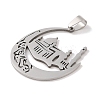 Non-Tarnish 201 Stainless Steel Pendants STAS-A094-16P-2