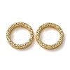 Brass Clear Cubic Zirconia Bead Frame KK-A270-05G-1