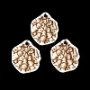 Spray Painted Opaque Acrylic Pendants ACRP-F003-03N-1