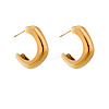 Minimalist Geometric Stainless Steel Stud Earrings for Men and Women ST1342501-1