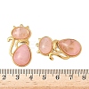 304 Stainless Steel Resin Pendants STAS-V015-59G-01-3